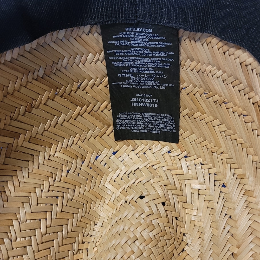 Hurley sun hat brand new list tag